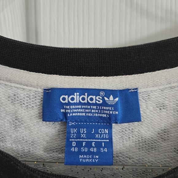 NWOT ASOS X Adidas Exclusive Inked Trefoil Sweatshirt - Picture 8 of 8
